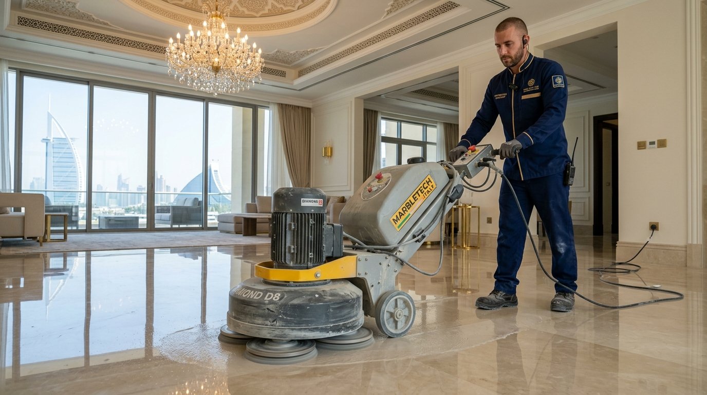 Professional Italian marble diamond buffing polishing